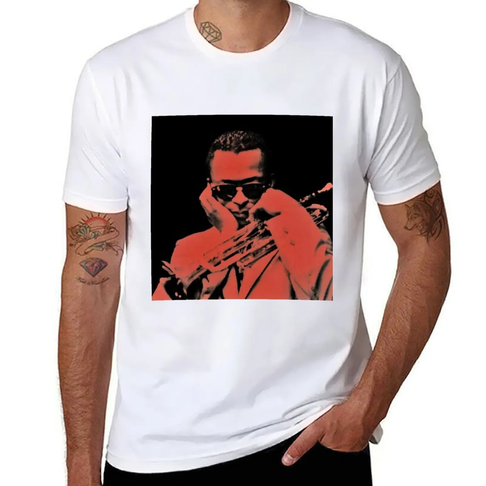 

Miles Davis (musician) T-Shirt cotton t shirt man man t shirt cotton T-Shirt