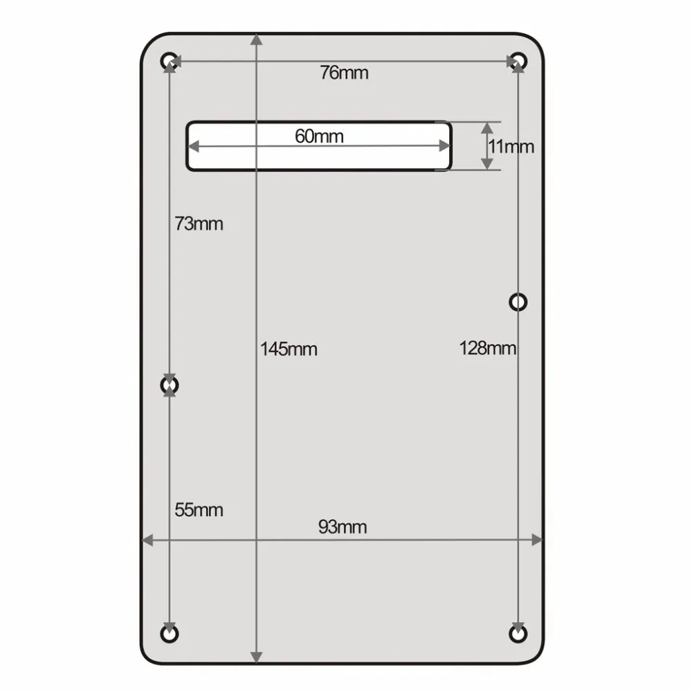 New electric guitar Cavity Cover Back plate solid wood Strong light Guitar parts