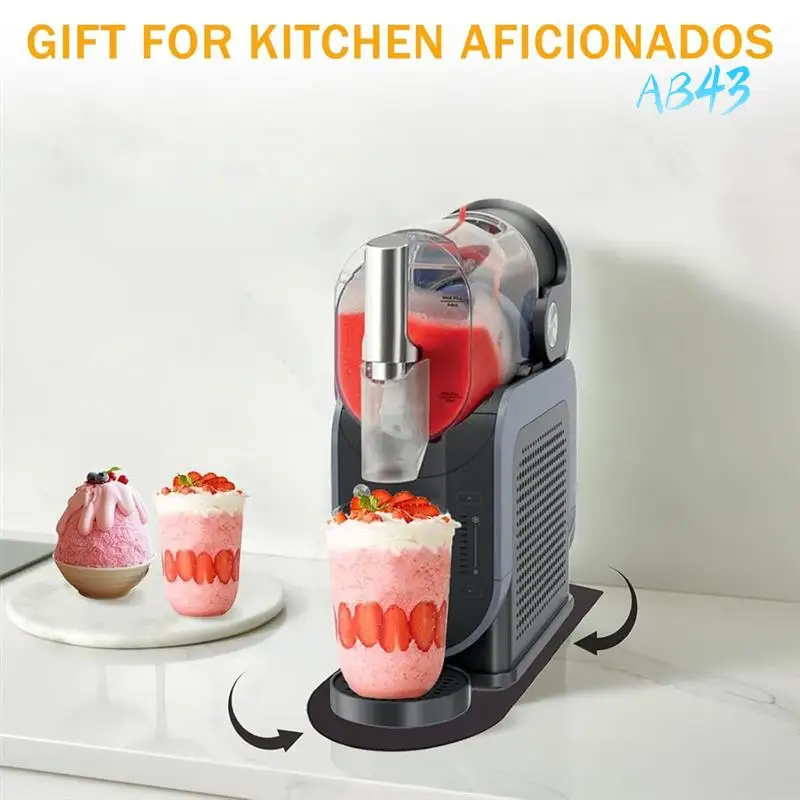 AB43-Smoothie Maker Mat For Ninja Slushie Machine FS301 And FS300 Smoothie Maker Mat Mat Quickly Slide Frozen Drink Machine On T