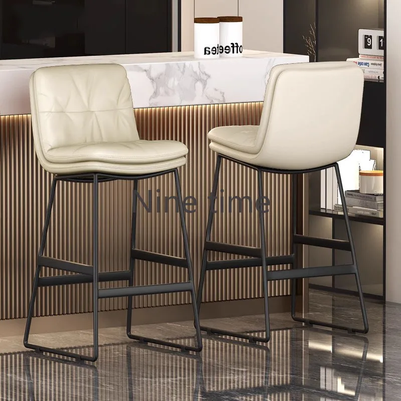 

Luxury Modern Designer Bar Chairs Gold Metal Counter Design Commercial Bar Chairs Kitchen High Taburetes Altos Cocina Furniture