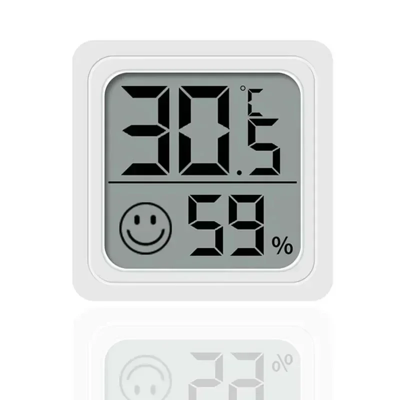 VIVO Mini Indoor Digital Thermometer Hygrometer LCD Display Room Temperature Humidity Sensor Gauge Weather Station 2026New
