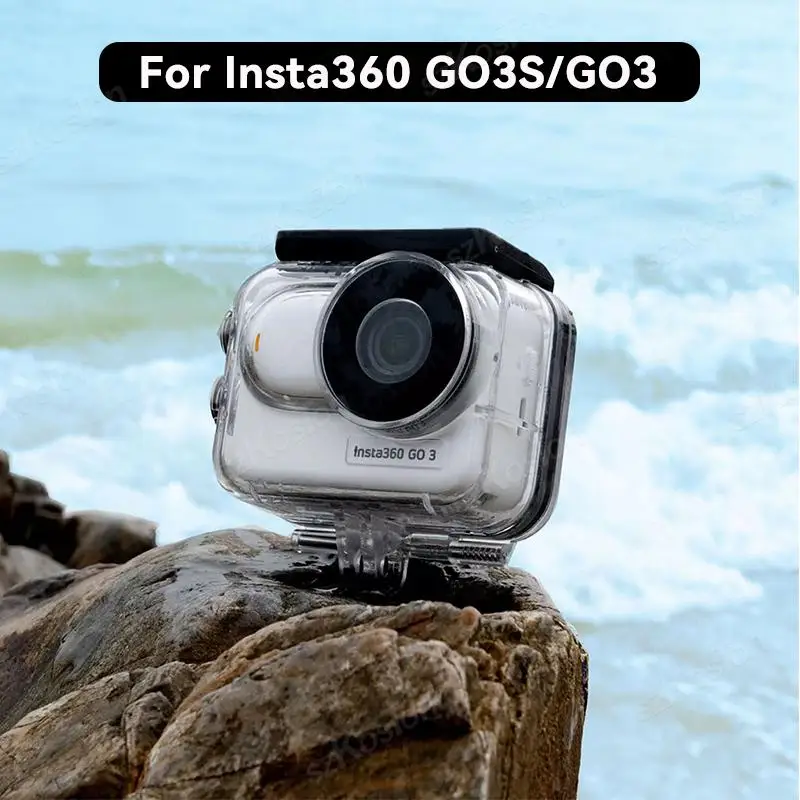 60M Waterproof Housing Case For Insta 360 GO 3S Underwater Diving Housing Protective Case Camera For Insta360 GO 3 Accessories