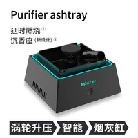 Multipurpose Ashtray With Air Purifier For Filtering Ash Tray Second-Hand Smoke From Cigarettes Remove Odor Smoking Accessories