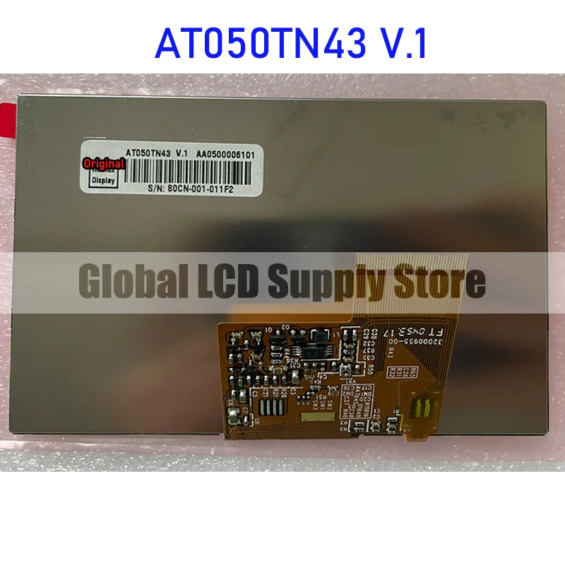 AT050TN43 V.1 5.0 Inch LCD Display Screen Panel Original for Innolux Brand New Fast Shipping