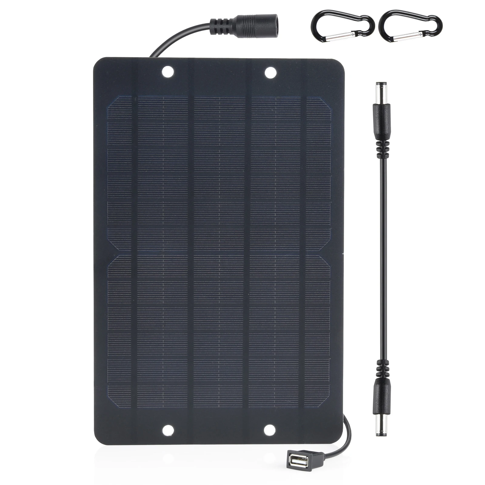 Soshine Usb 5V 6W Zonnepaneel Buitenshuis Bewakingsverlichting Hoge Prestaties Monokristallijne Dc Mini Zonne-Batterij Oplader