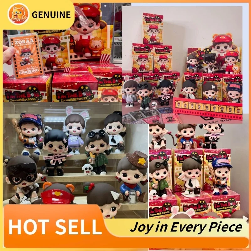 Genuíno bebê zdhe eu sou o chefe série caixa cega kawaii zakus estatueta coletar caixa mistério decoração de mesa surpresa férias presentes do miúdo