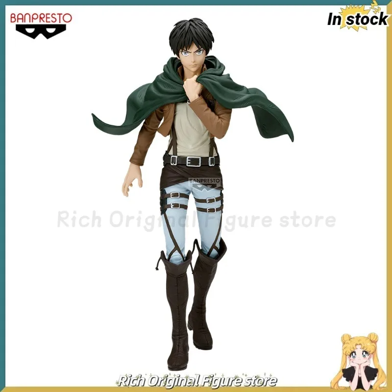 

【In Stock】Original BANPRESTO Grandista Attack on Titan Eren Yeager Anime Figure Model Toys Ornaments