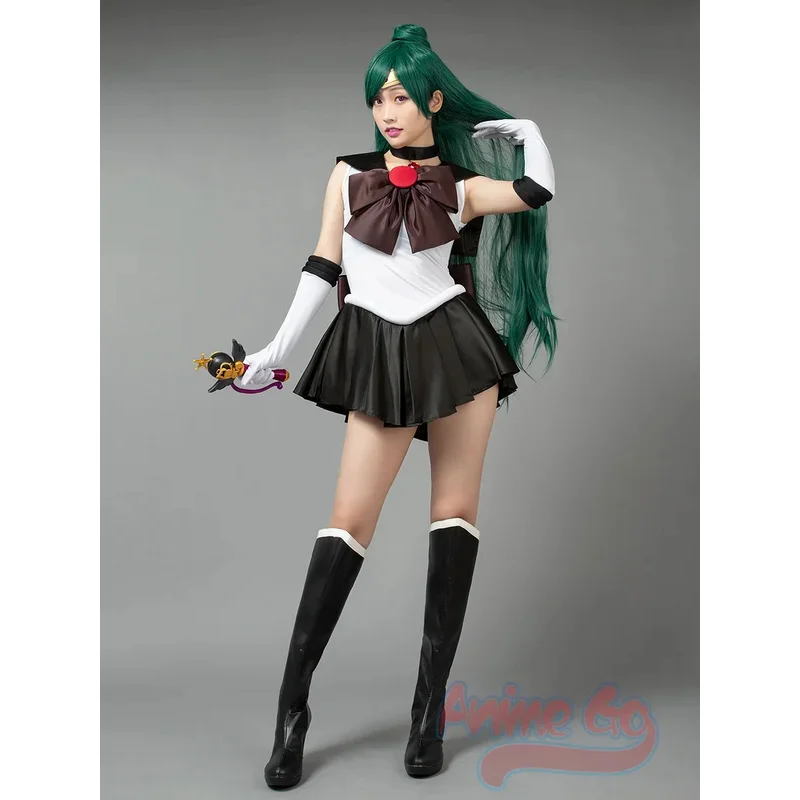 

Anime Sailor Pluto Meiou Setsuna Cosplay Costume Dress Women Adult Size mp 000694