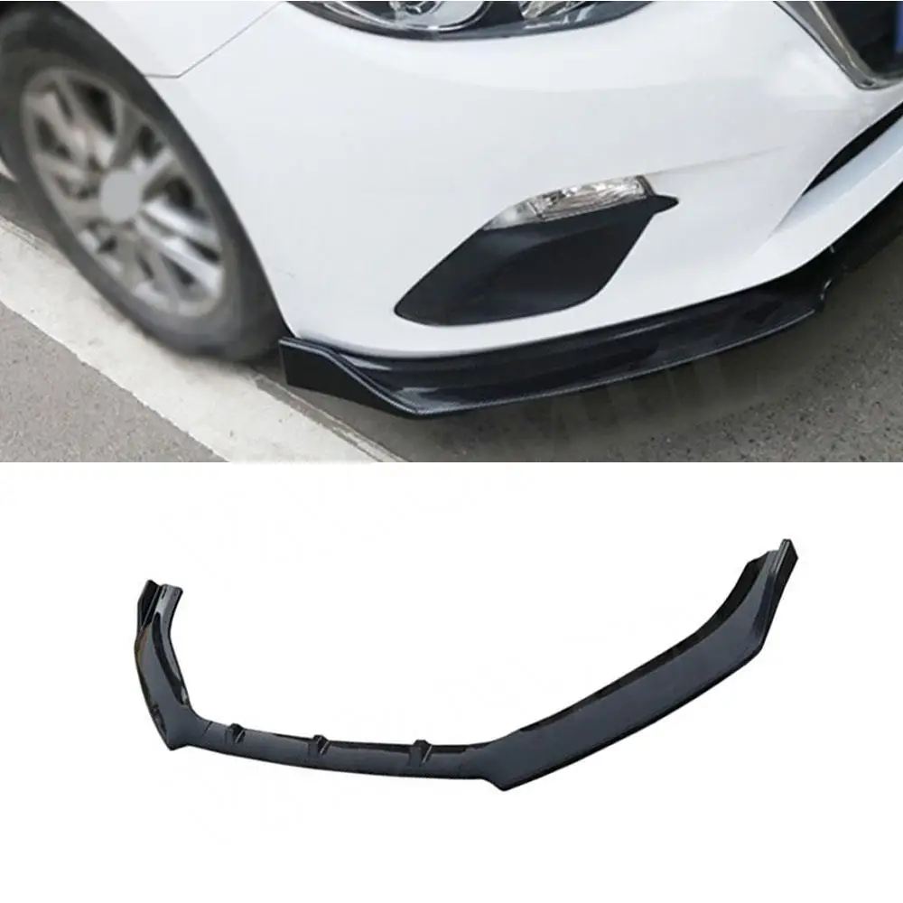 

VACOMUL ABS Front Lip Spoiler For MAZDA 3 Axela 2014-2020 Front Bumper Lip Spoiler Splitter Diffuser Cover Guard Protector