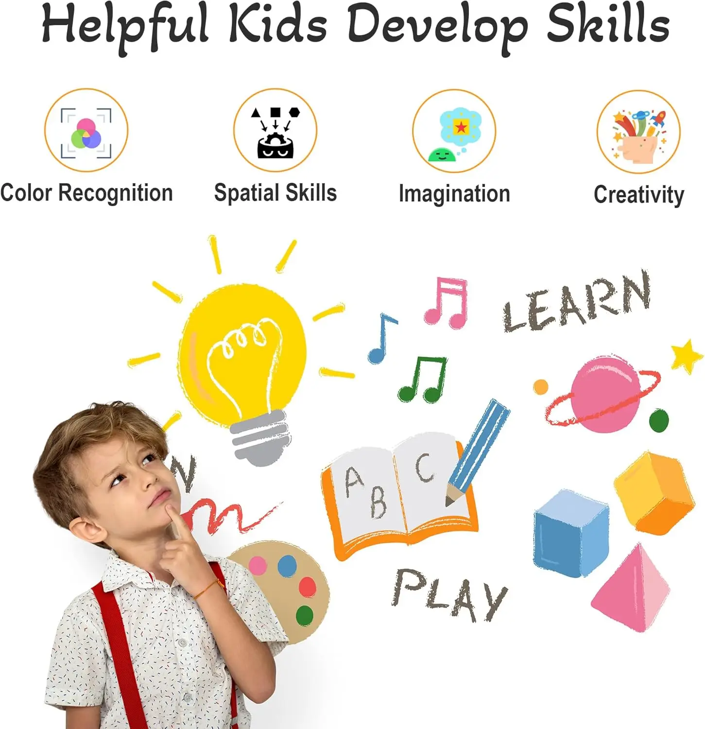 300 قطعة من مكعبات البناء المتشابكة ألعاب STEM، أقراص تعليمية وإبداعية لمرحلة ما قبل المدرسة للأولاد والبنات الذين تتراوح أعمارهم بين 4-8 سنوات، آمنة