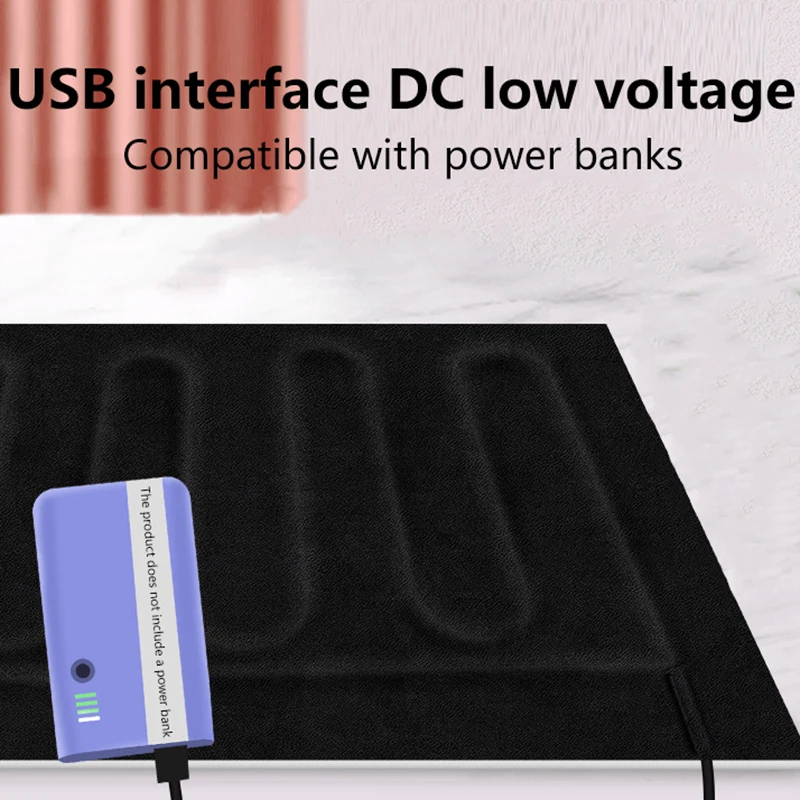 Stay Warm in Winter: USB 5v Carbon Fiber Heating Pad for Clothes and Vests