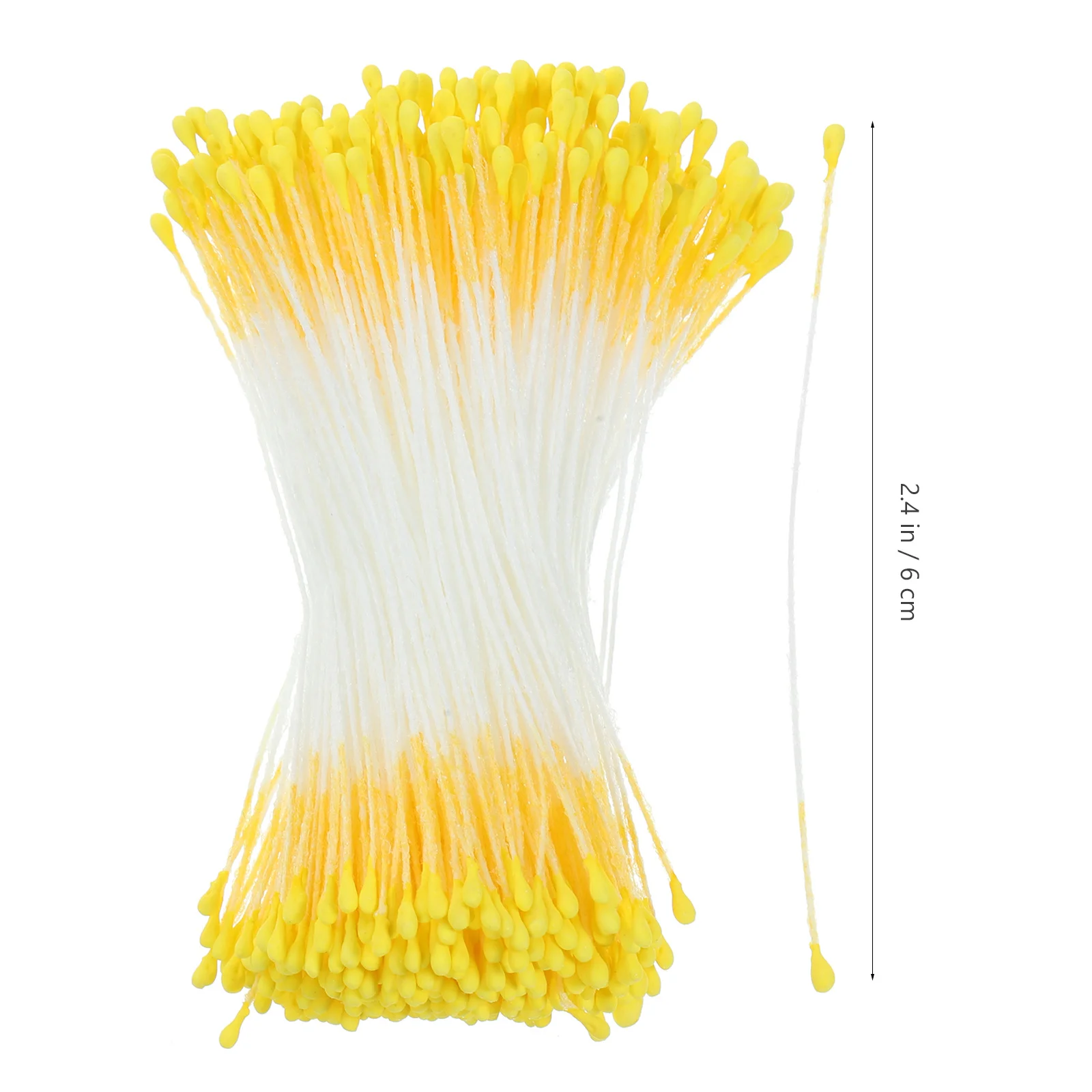 1 Kantong Bunga Buatan Pistil Ujung Ganda Bahan Kerajinan DIY Untuk Dekorasi Pernikahan Rumah Pesta Rangkaian Bunga Kuncup Grosir