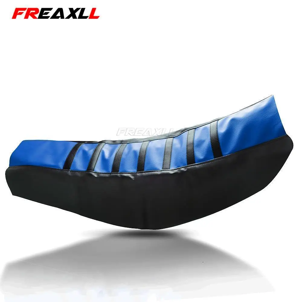 FOR Kawasaki KX KLX KFX KDX 65 80 85 125 250 250 450 450 150 F/R/S Dirt Pit Bike Enduro Motocross Ribbed Gripper Soft Seat Cover