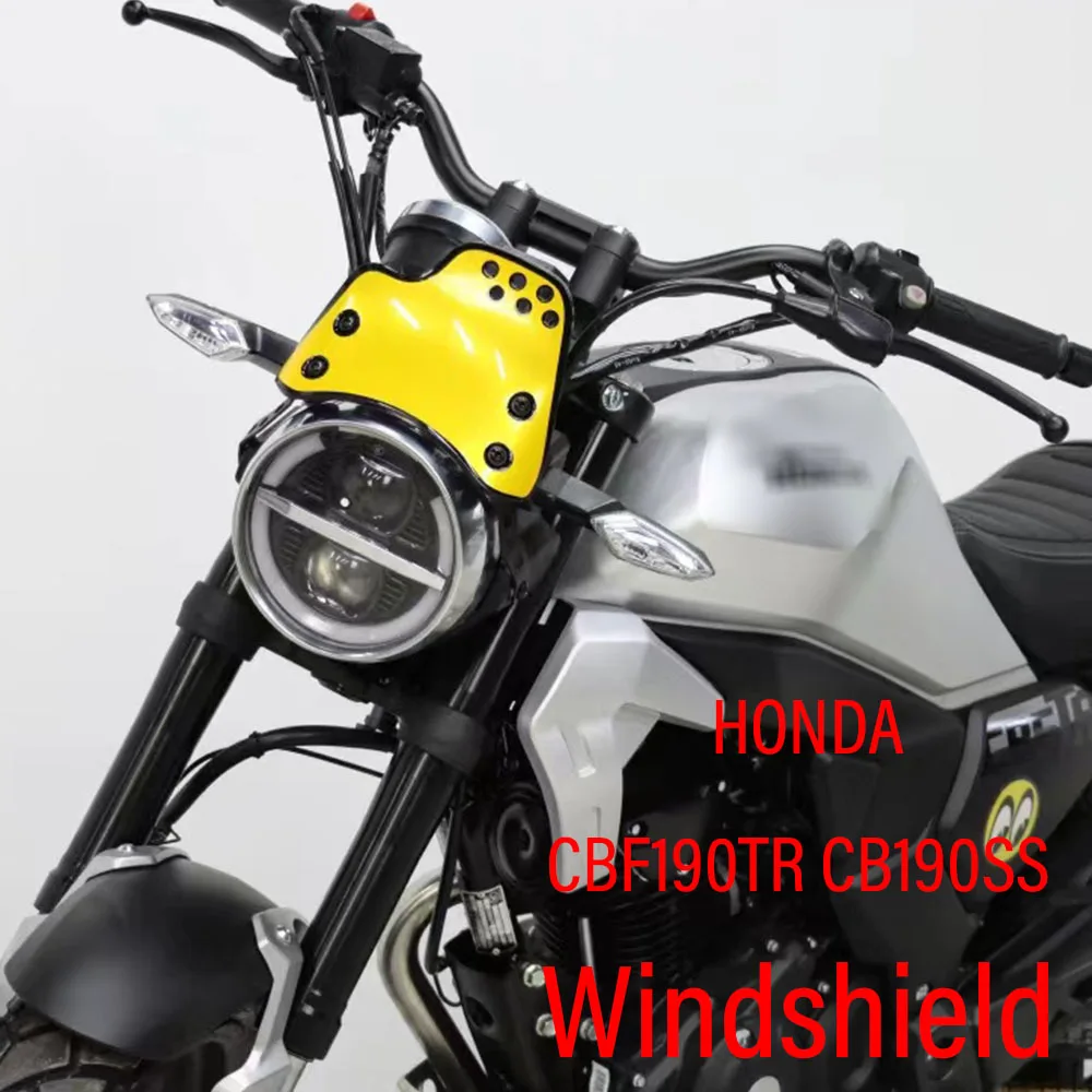 

New Motorcycle Accessories Fit HONDA CBF190TR Retro Style Windshield Apply For HONDA CBF190TR CB190SS 190TR 190SS 190 TR SS