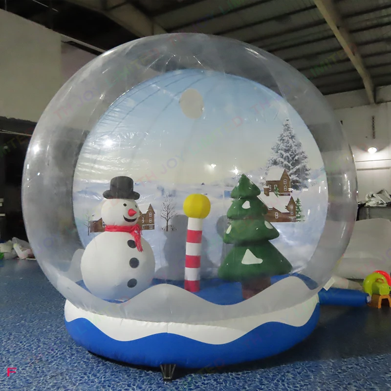 10ft Inflatable Snow Globe Transparent Bubble House Outdoor Inflatable Bubble Igloo Dome Tent