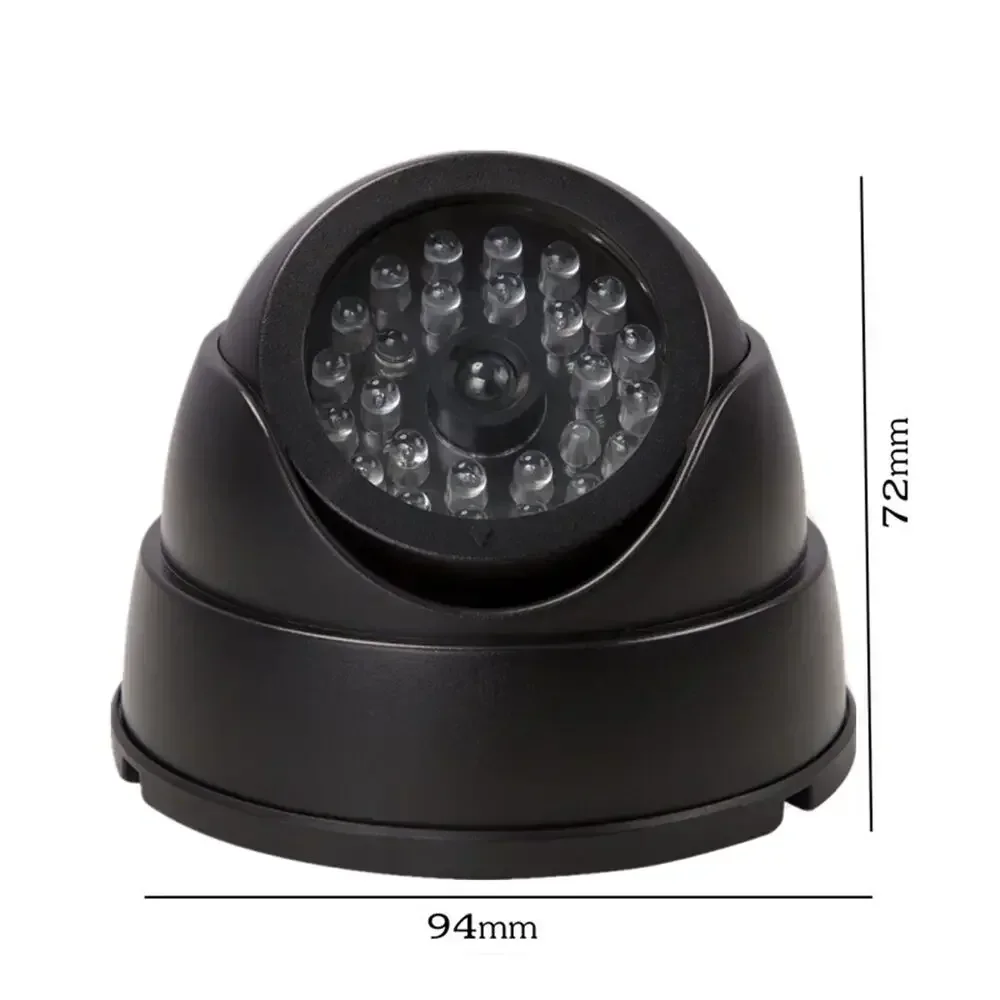 LED Red Light Dome Home Security Surveillance Cameras Simulation Burglar Alarm Security Cameras 1-10PCS Dummy Fake Camera with