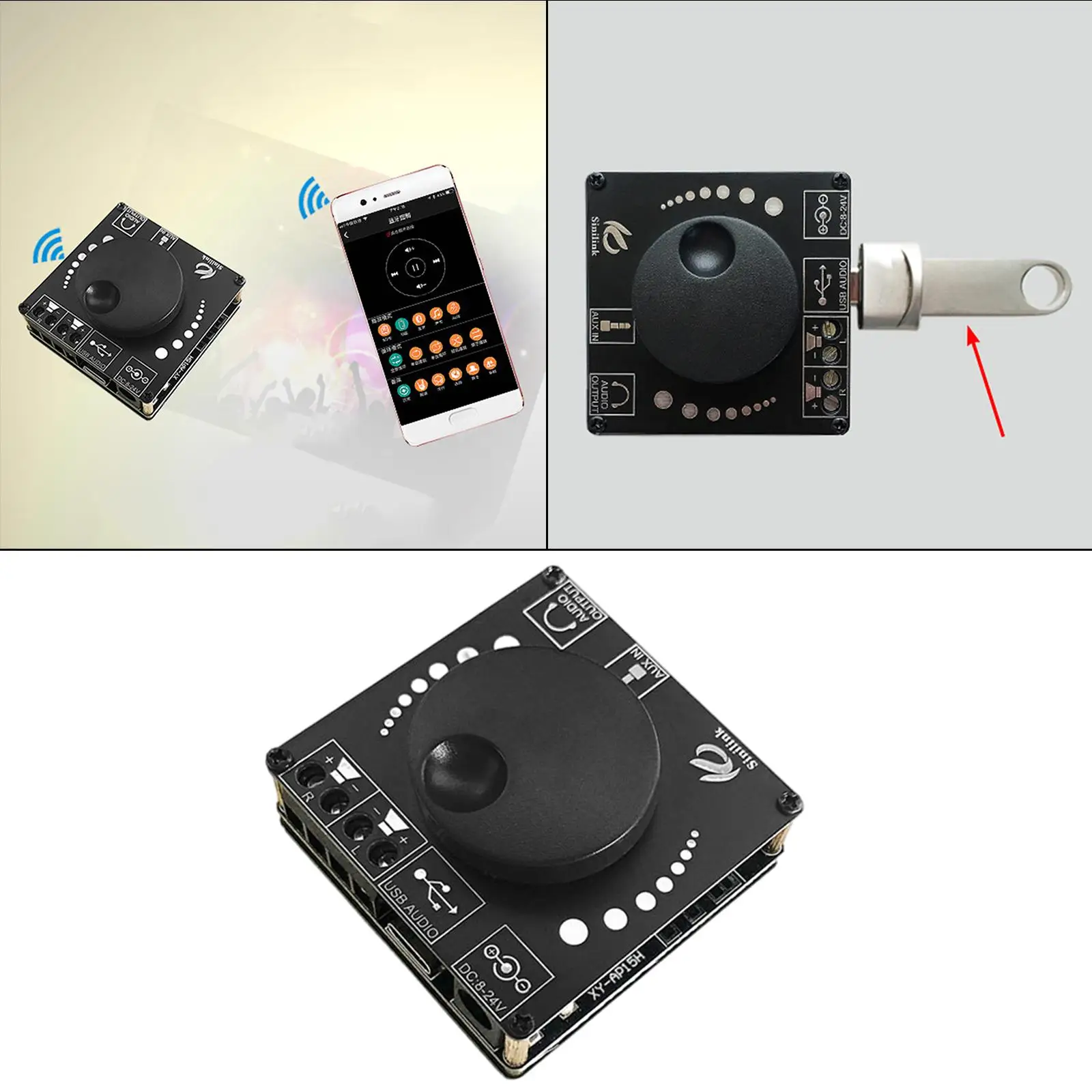 2x20W Audio Amplifier Board Digital Module Mini for Speaker Sound System