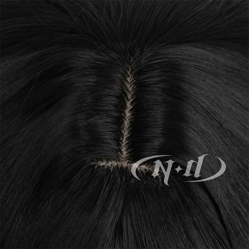 CyND Pieck Finger شعر مستعار كوسبلاي أنيمي هجوم على تيتان كوسبلاي شعر أسود طويل لحفلة الهالوين أزياء هاي الاصطناعية