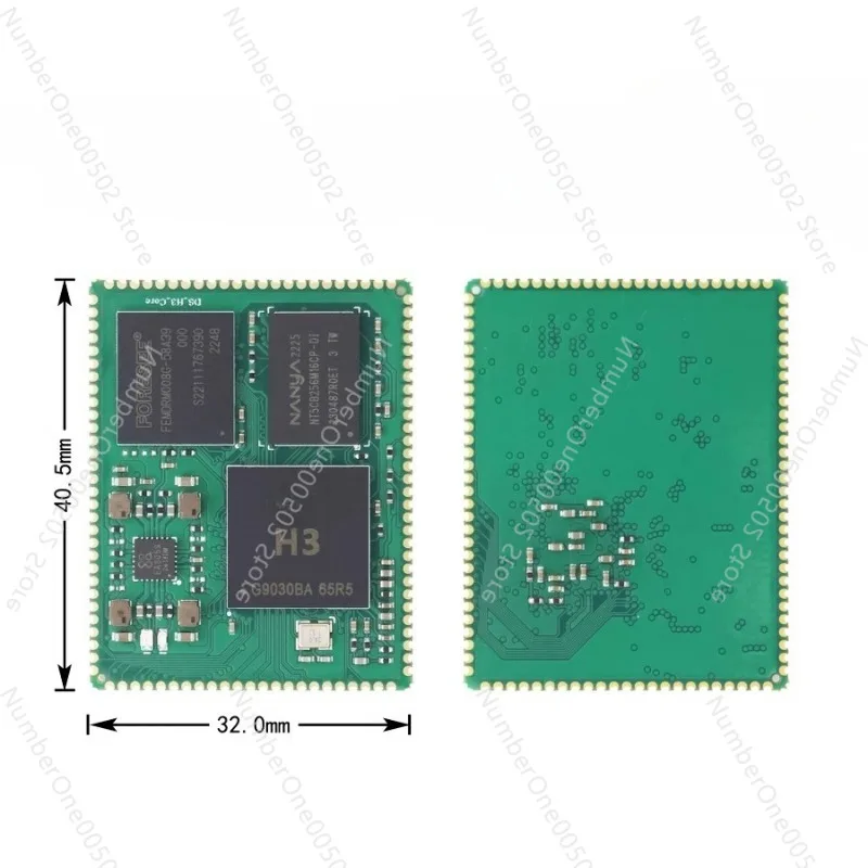 لوحة H3 الأساسية رباعية النواة Linux/Ubuntu/Debian/Android Development Board #2