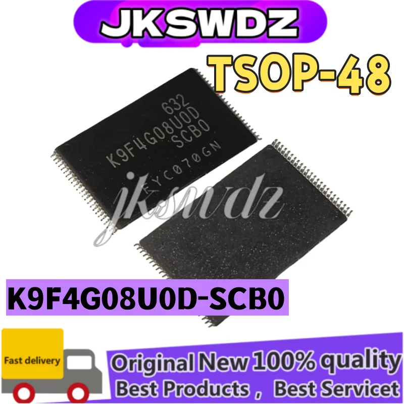 

(5piece)100% New K9GAG08UOE-SCBO K9GAG08UOE SCBO K9GAG08UOE SCB0 K9GAG08U0E SCB0 tsop-48 ChipsetJSWDZ