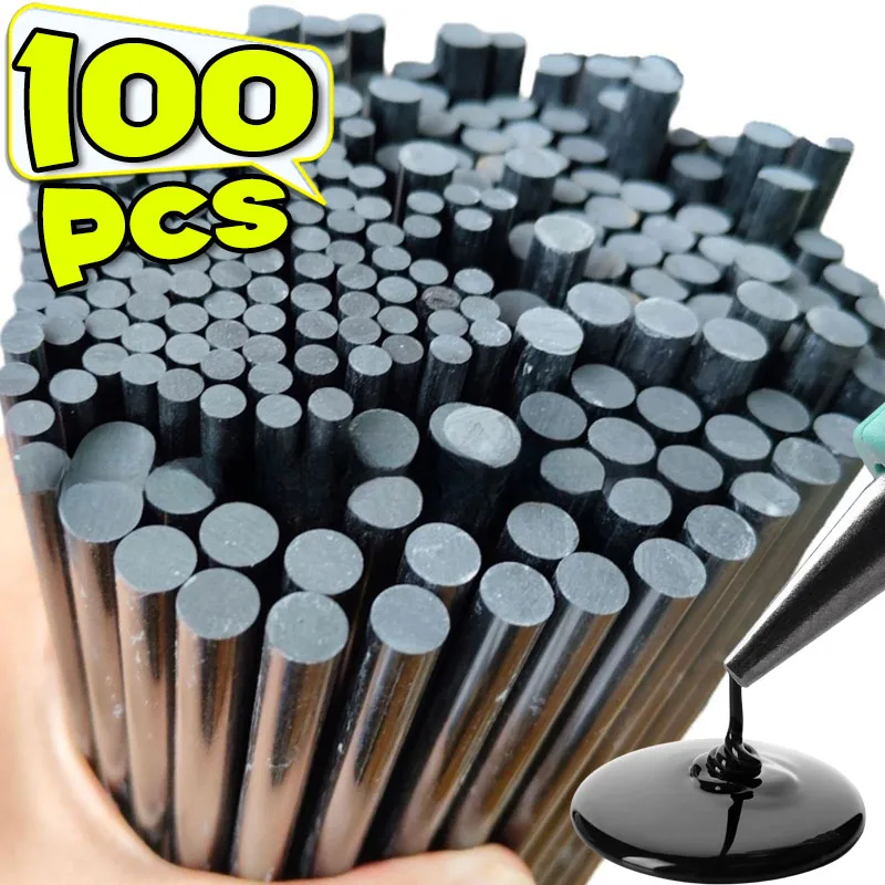 Hot Melt Glue Stick Car Body Dent Paintless Removal Repair Strip 7/11mm Black DIY Craft Strong Adhesive Glue Stick Melt Adhesive