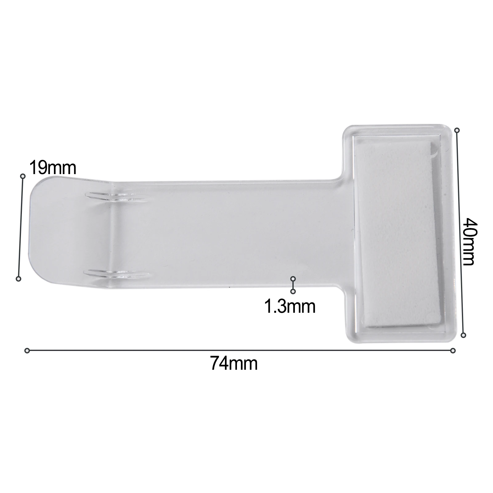 

Car Vehicle Parking Ticket Permit Card Holder Clip Sticker Windscreen Fastener Kit Windscreen Plastic -Universal Car Accessories