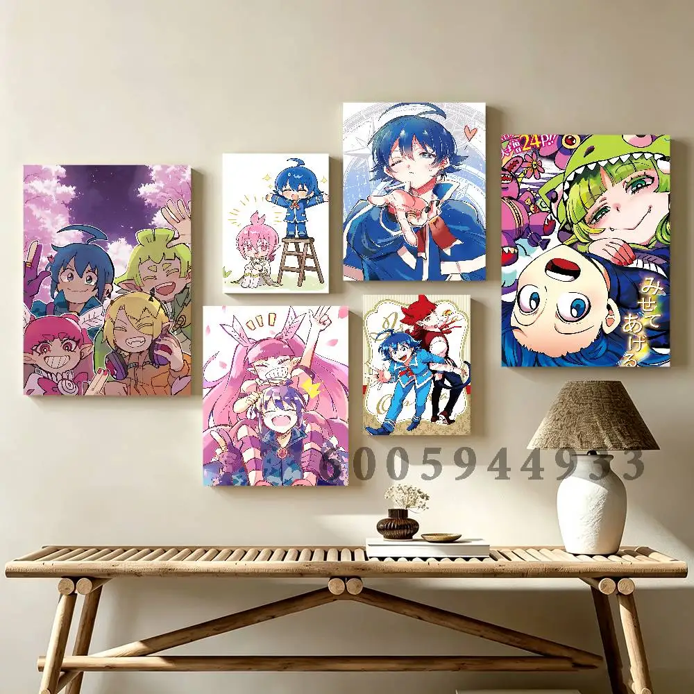 Mairimashita Iruma-kun Poster Multi-Purpose Wall Art for Living Room Bedroom Office Hallway Bar Home Decor Gift