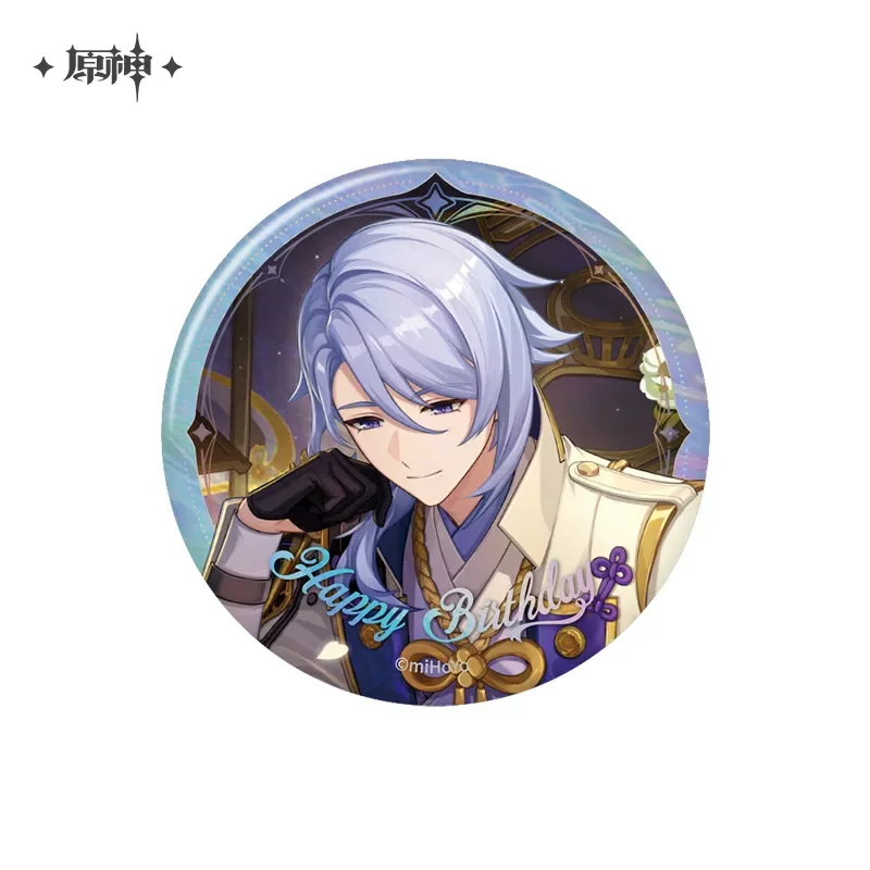 Sunsyea Genshin Impact officiële merchandise miHoYo originele 2025 verjaardagsserie badge Alhaitham Ayato Wanderer Diluc Venti Xiao