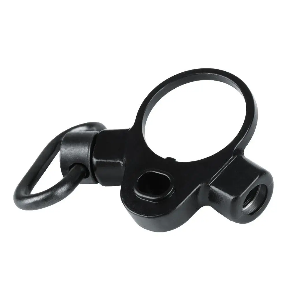 QD Sling Mount Adapter With 2 Position Quick Detachable Back Strap Buckle Receiver Dual Loop End Plat