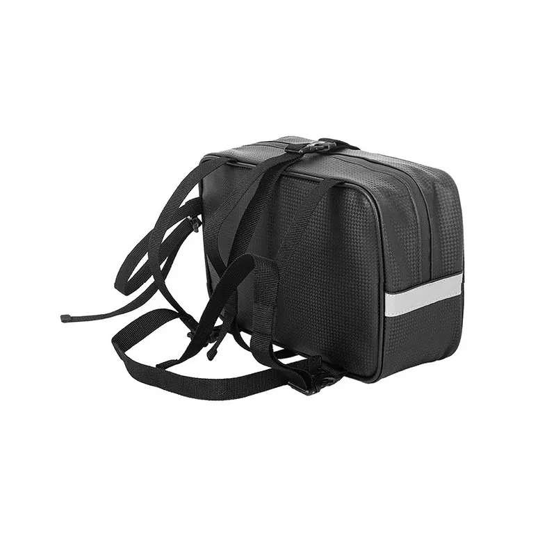 Motorcycle Saddlebags Waterproof 4.5L Detachable Bike Side Bag Adjustable Strap Installation Hanging Storage Bags For Motorbike