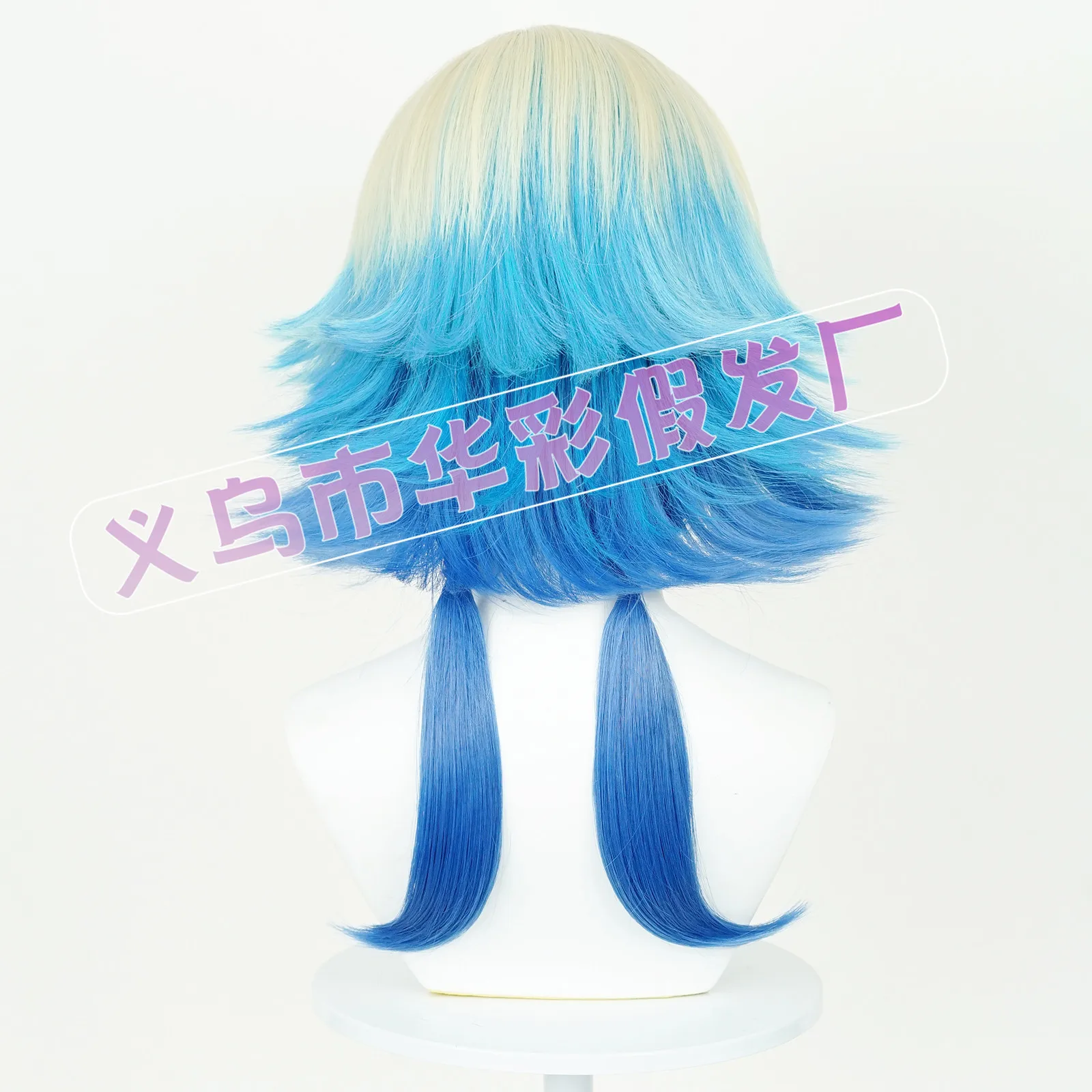 BLUE LOCK Michel Caesar Cosplay Wig Simulates Scalp Top Mixing Gradient