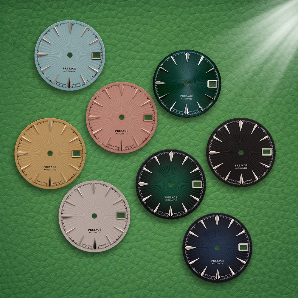 

Циферблат S Logo 28,5 мм NH35 с зеленым градиентом, подходит для механизмов NH35 NH36, без люминесцентного покрытия, аксессуары для модификации часов.