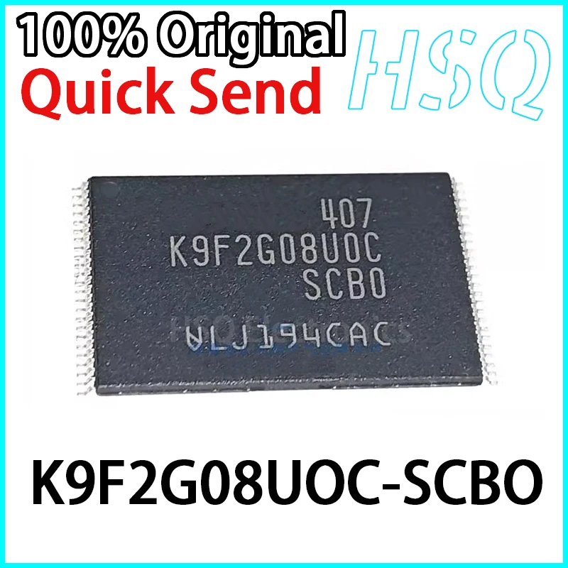 1PCS New Original K9F2G08UOC-SCBO K9F2G08U0C-SCB0 TSOP48 Flash Memory Chip Stock