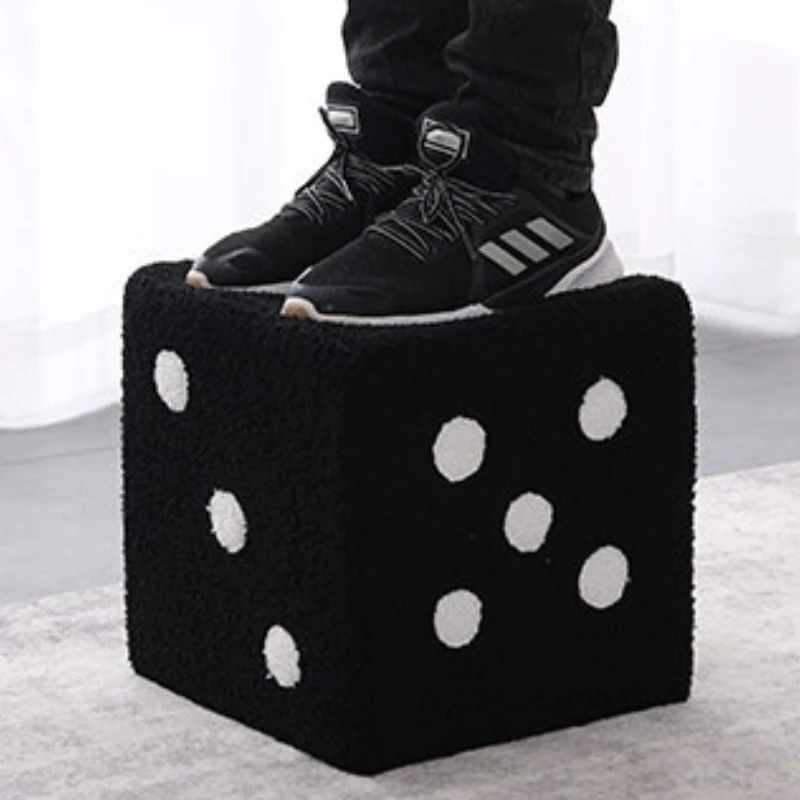 creative household shoe changing stool living room sitting square stool children modern tabouret de
