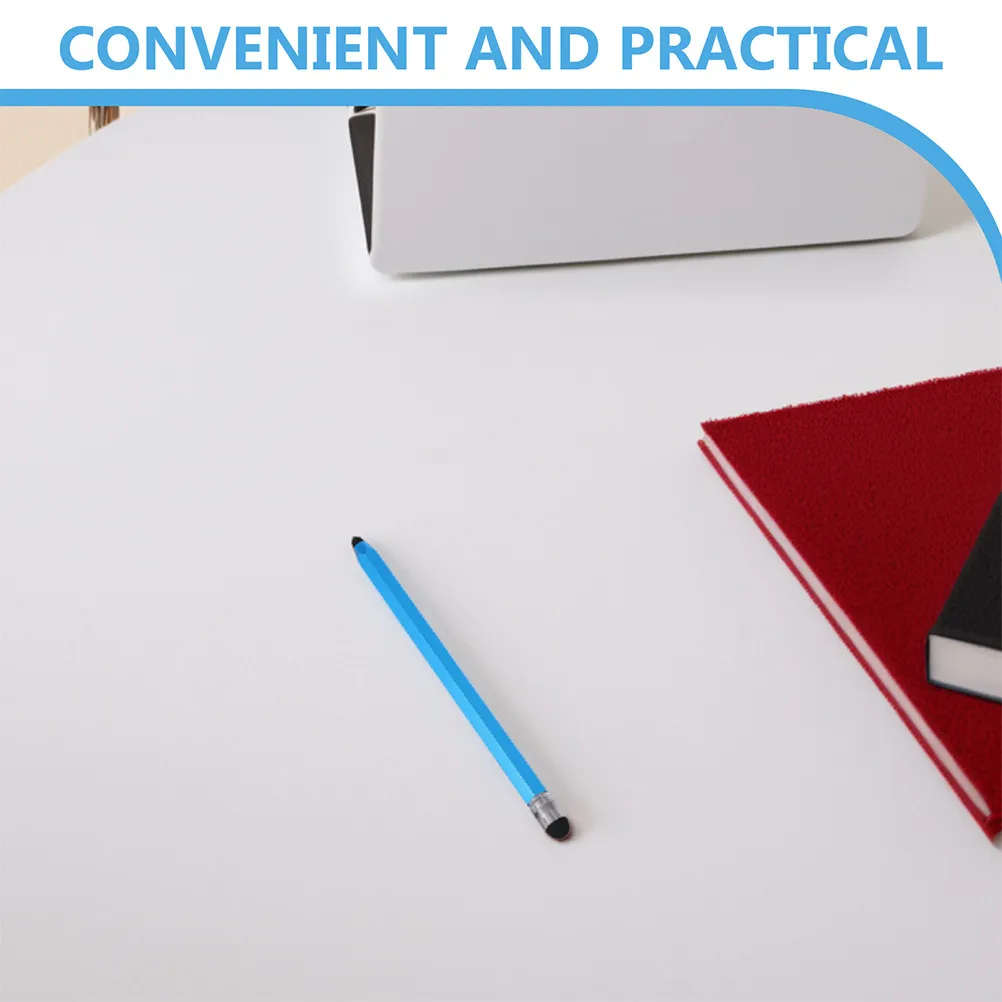2Pcs Hexagonal Dual-Head Capacitive Stylus Pen for Tablet and Smartphone Precise Touchscreen Writing Painting Portable Universal