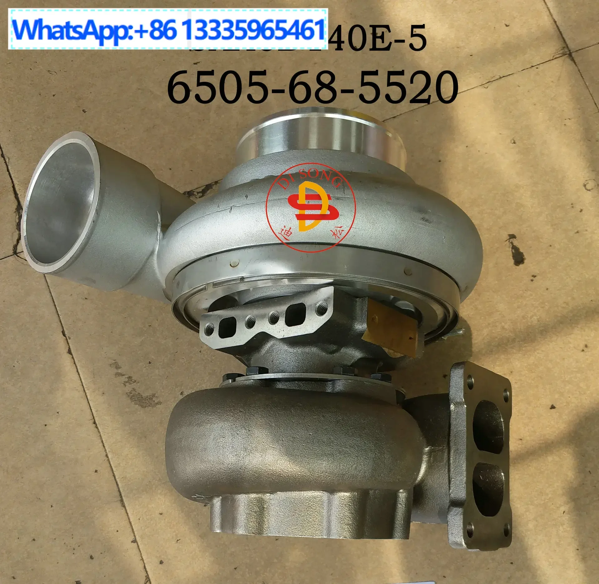 

Supply S6D140 engine parts 6505-68-5520 turbocharger for D275A-5R