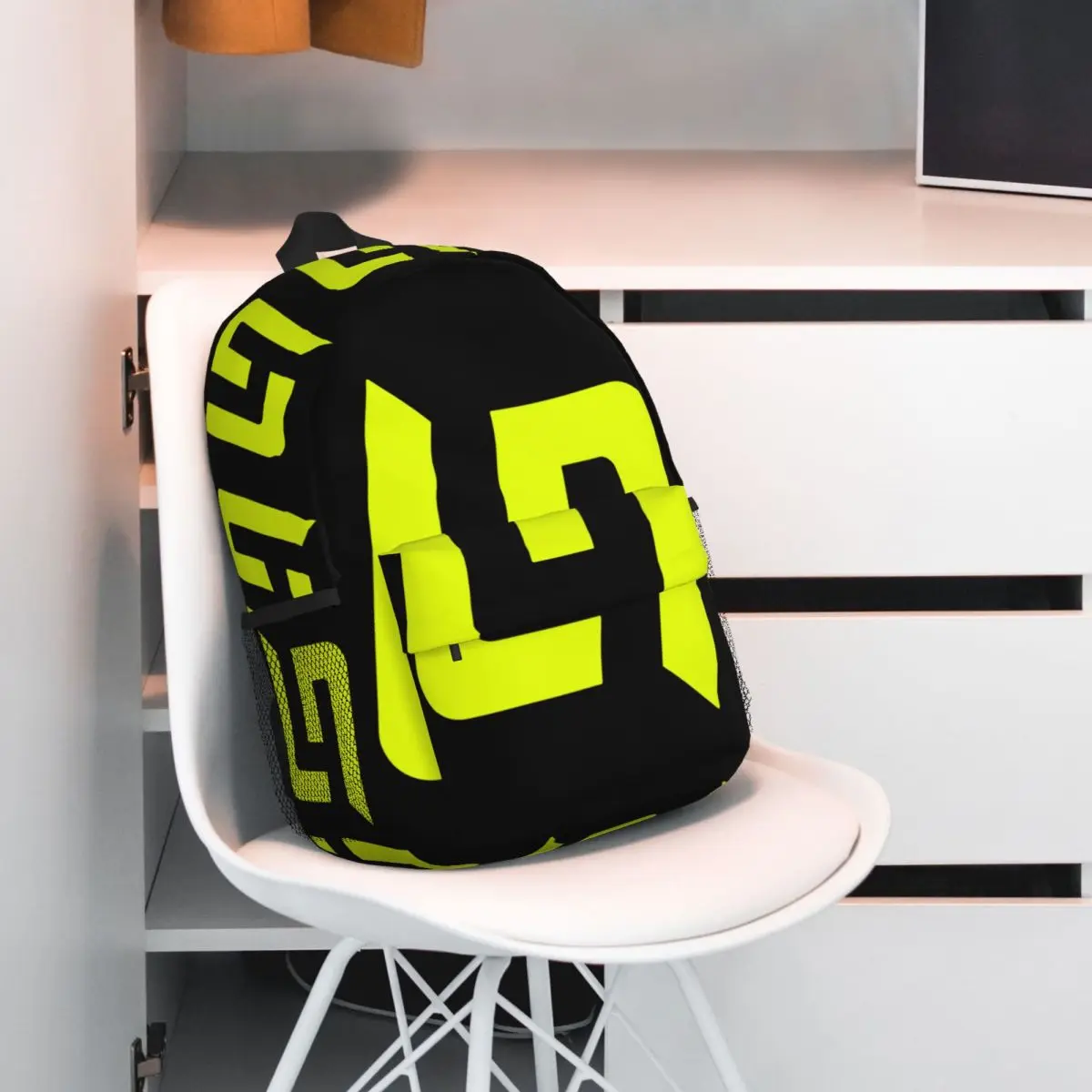 Mochila con logotipo de Lando Norris para estudiantes universitarios