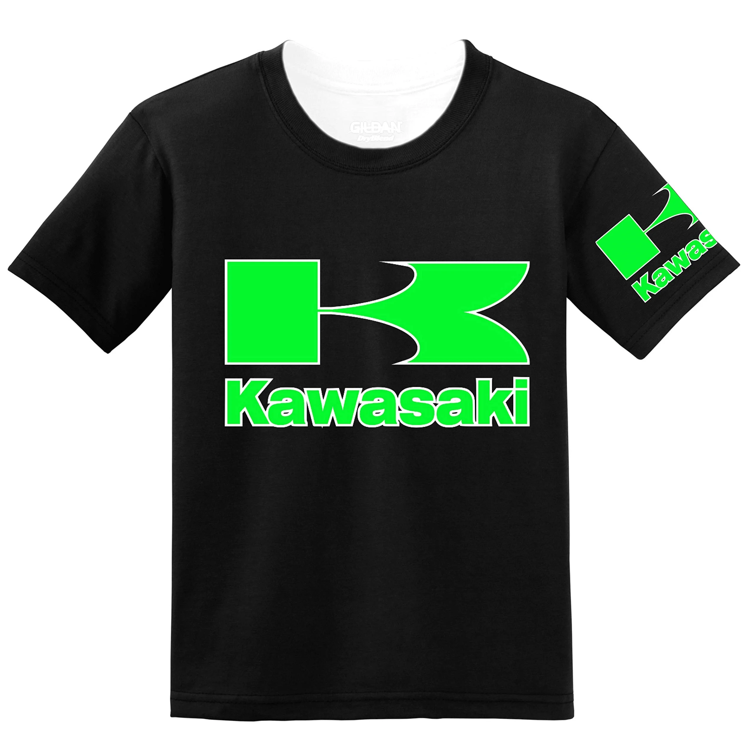 

Kawasaki мотогонки Мужчины Женщины Япония футболка Быстросохнущая одежда Свободная спортивная одежда Повседневные топы с короткими рукавами для любителей мотоциклов