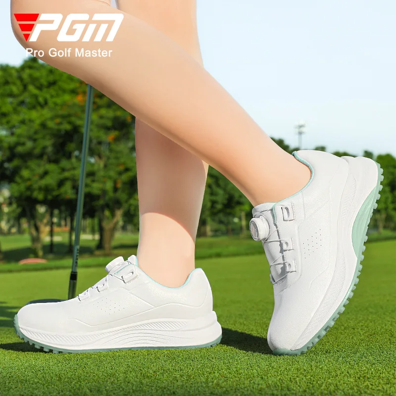 レディースゴルフシューズ 韓国 春夏秋 レディースシューズ 滑り止め スポーツシューズ ガールズ 身長アップシューズ 耐久性 ゴルフ ヤード 35-40