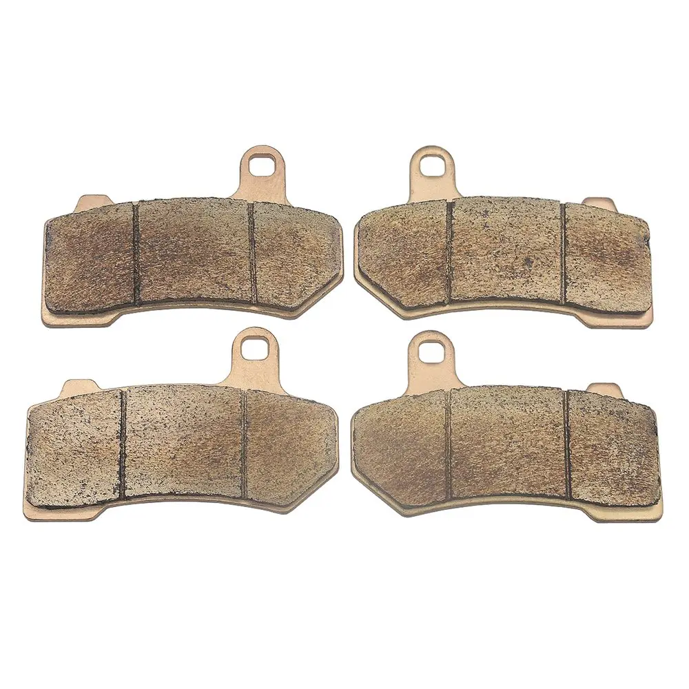 Copper Sintering Brake Pads For Harley FLHX Street Glide FLHRC Road King FLHTCU Ultra Classic Electra Glide 08-22 Road Glide VRS