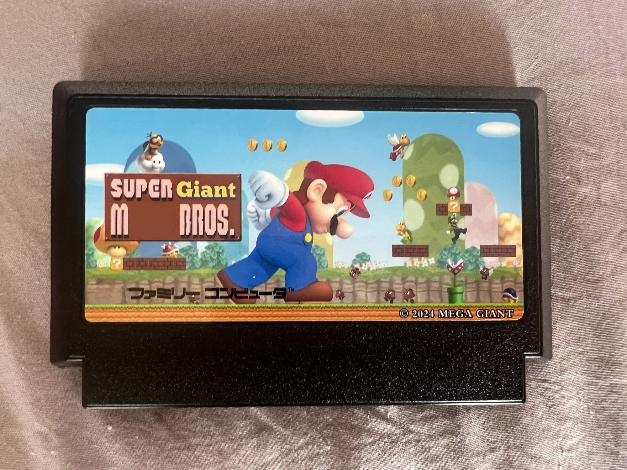 8bit game card : SUPER Giant M BROS. ( Japan Version!! cartridge ONLY!! )