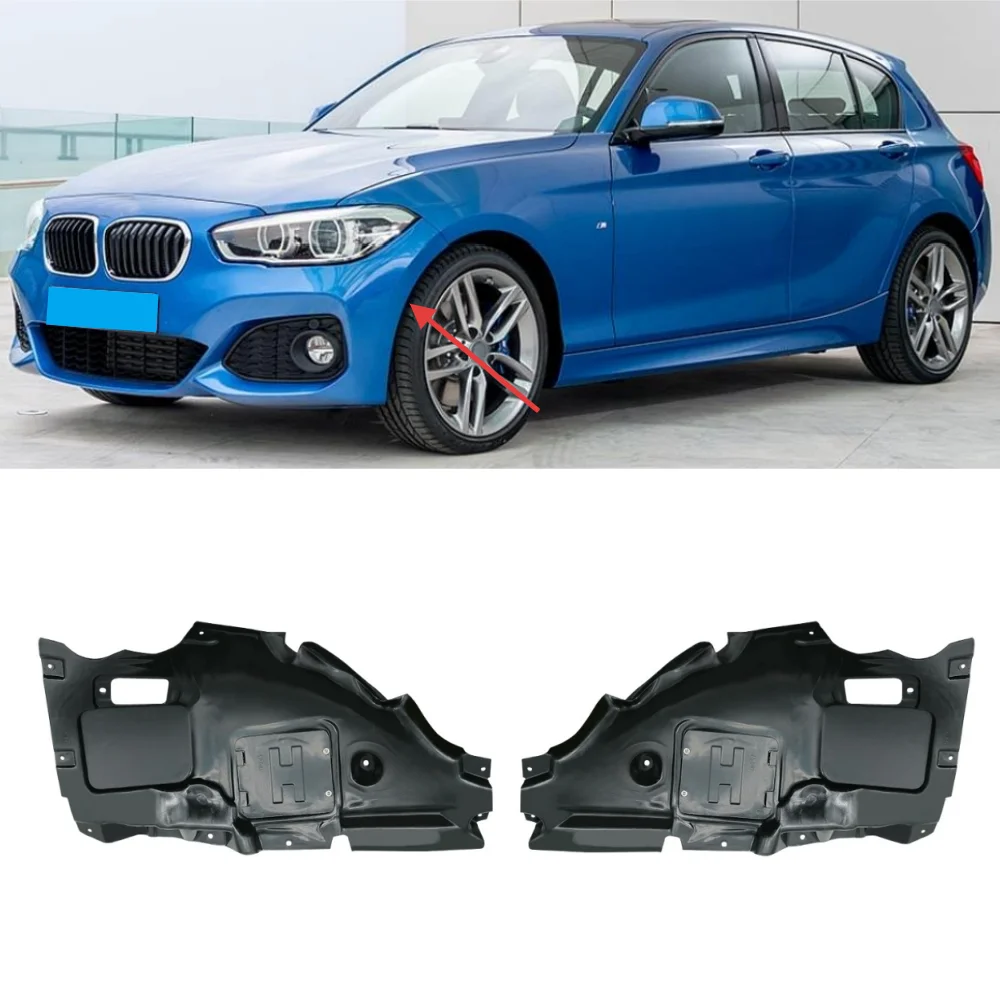 

For BMW 1 Series F20 F21 LCI 2010-2019 car front wheel front lining mudguard OE: 51717260709 51717260710