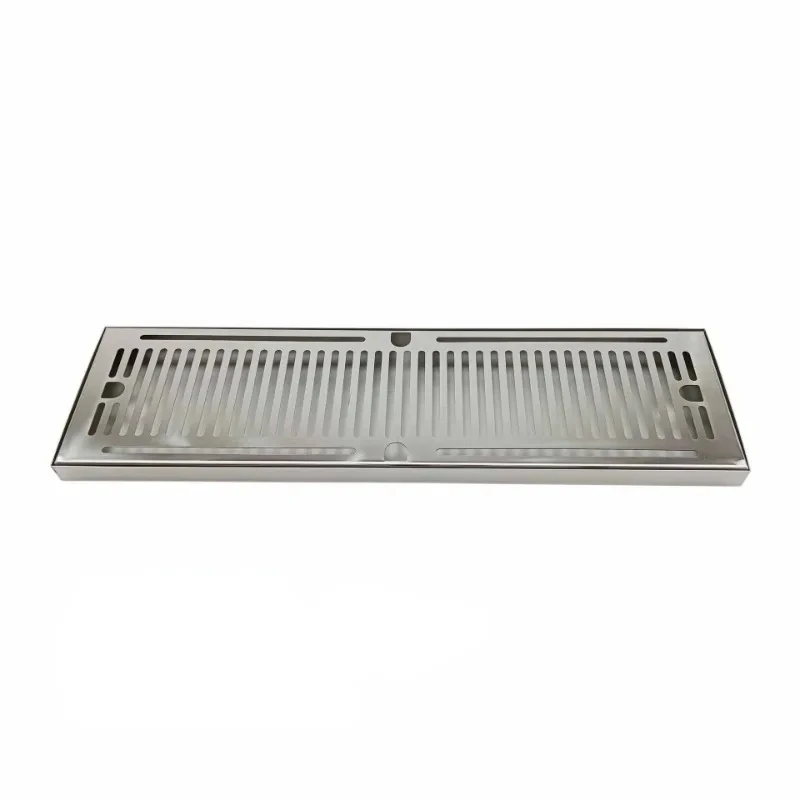 Imagem -05 - Stainless Steel Beer Drip Tray Bandeja de Água Bar Craft Acessórios Superfície Polimento Fino 60cm de Comprimento 304