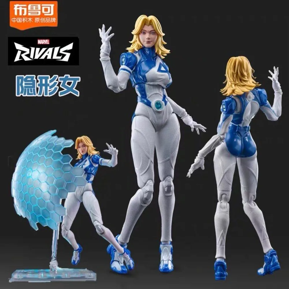 Nouveau kit de figurine Blokees Marvel Rivals Champion Class 11 - Invisible Woman