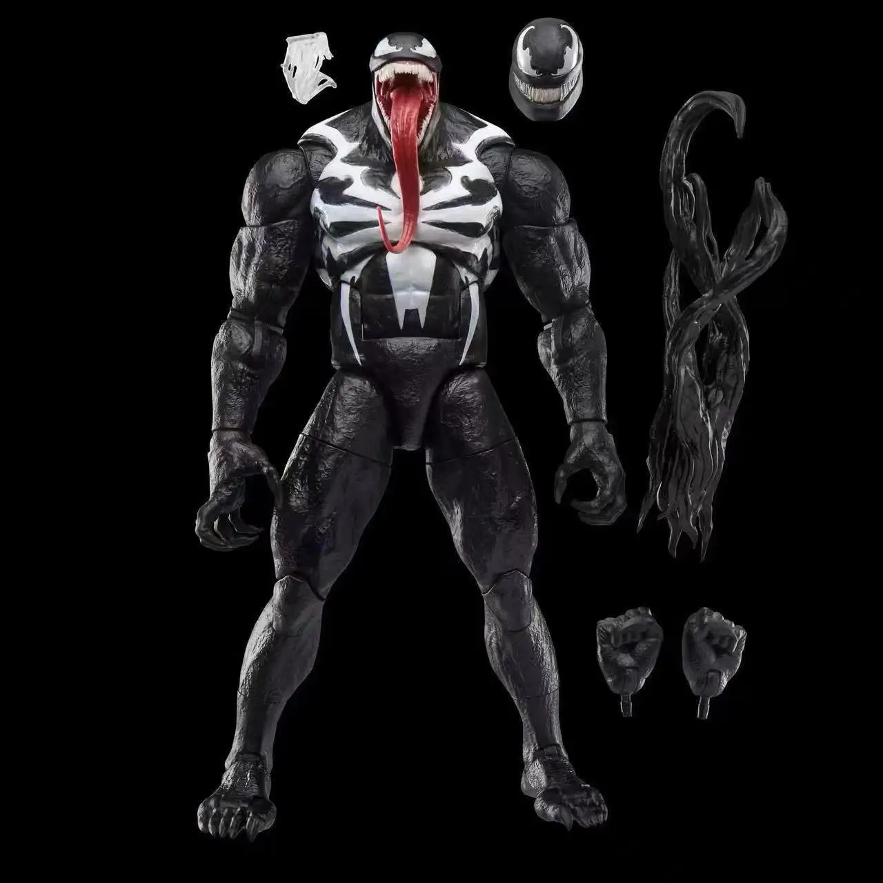 Figura de acción de Venom de Hasbro Marvel Legends, modelo coleccionable articulado en caja de Spider Man 2 para coleccionistas adultos