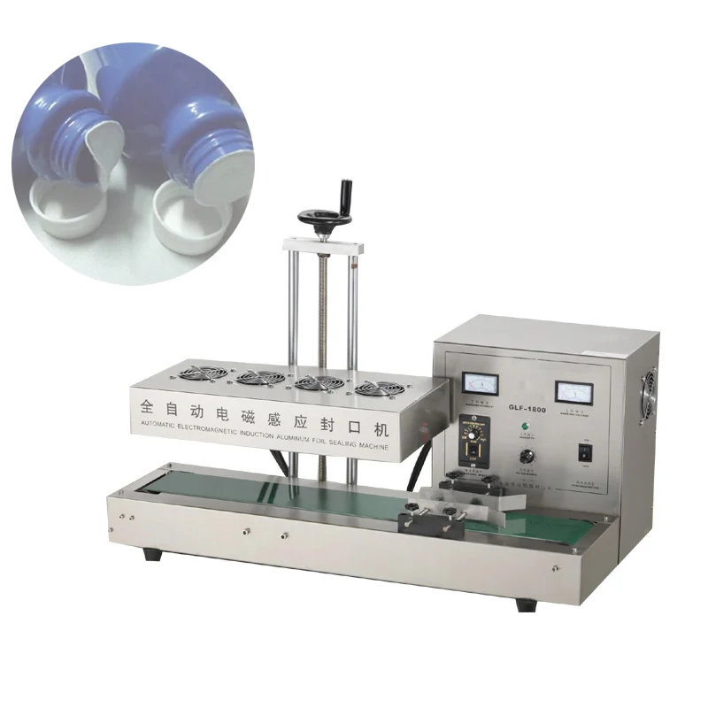 

Sealing Machine Conveyor Belt Medicine Plastic Bottle Aluminum Foil Sheet Induction Aluminum Foil Sealer Machine