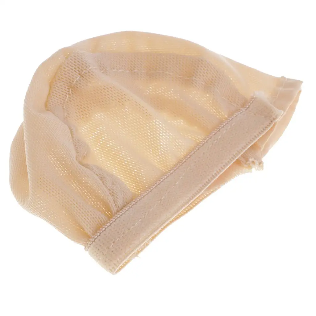 Doll Headgear Cloth Wig Cap Exquisite Fixed-wig Net Head Protection Cover for BJD Doll 1/6 DIY Accessories