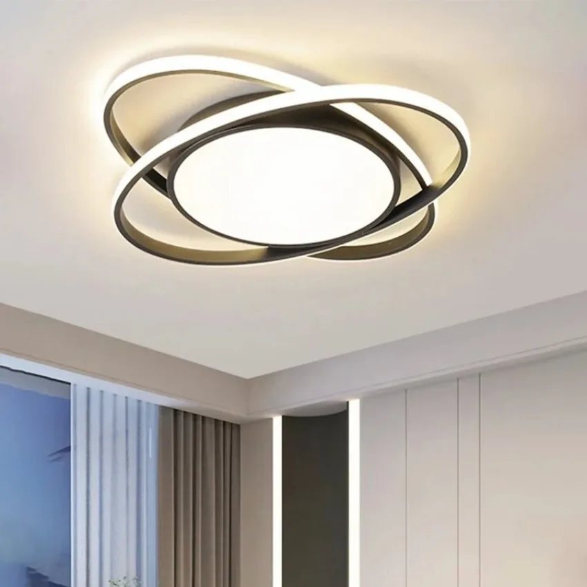 Modern LED Ceiling light Indoor Lights For Aisle Corridor Balcony Study Bedroom Living Room Black White Home Lamps AC85-260V