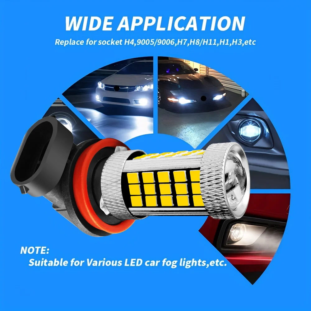 New 2PCS Car Led H4…