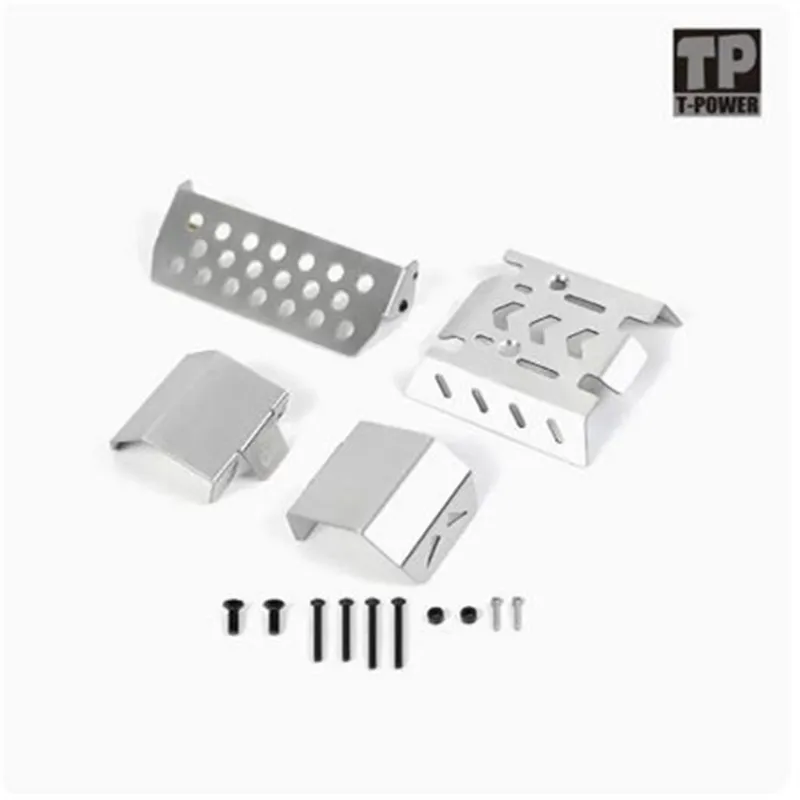 304 Stainless Steel Metal Chassis Armor HD6100 For Croboll 1/7 MK07 RC Car